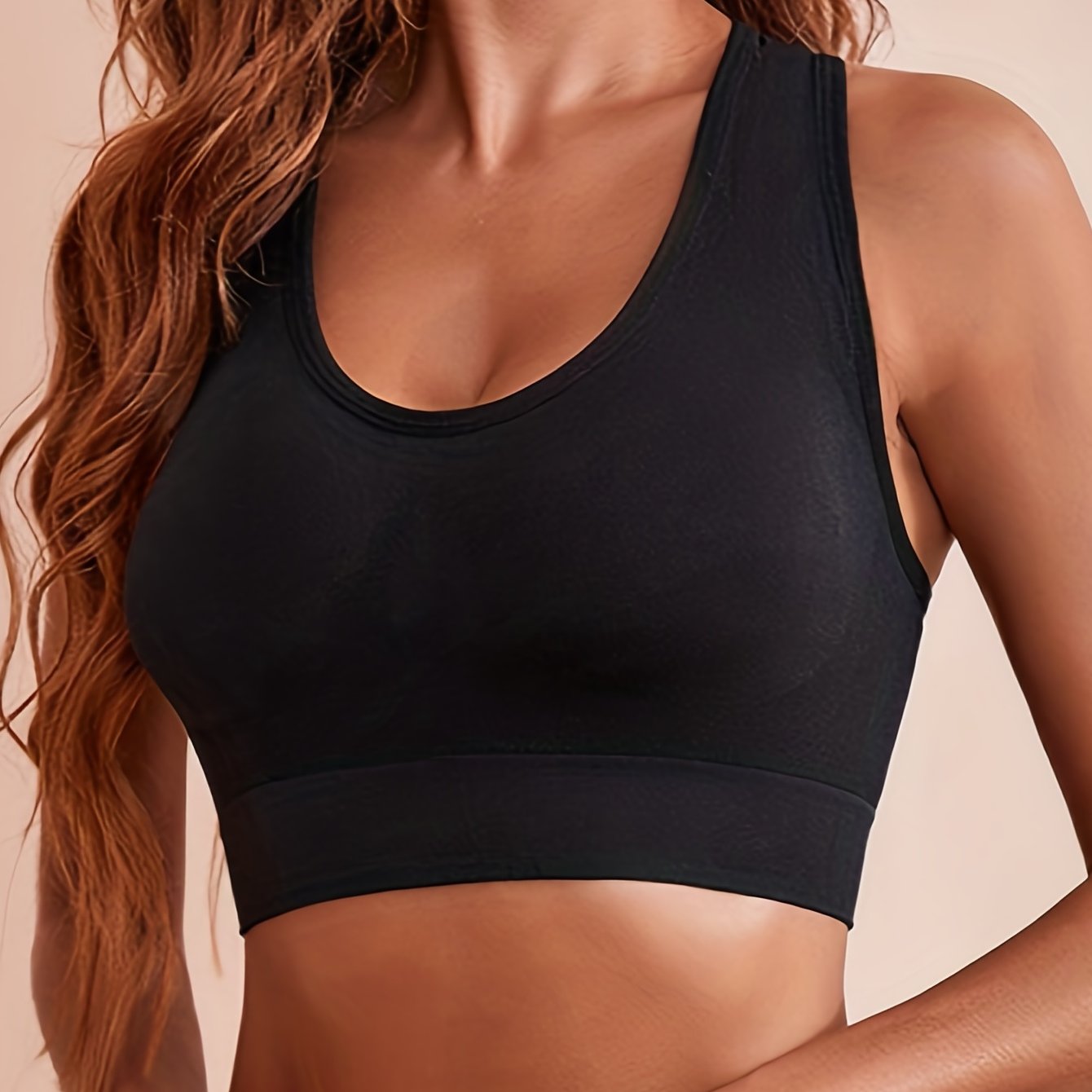 Sporty Racerback Crop Top Sleeveless Workout Vest
