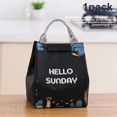 Insulated Lunch Bag Aluminum Foil Waterproof Freezable Cooler Bag