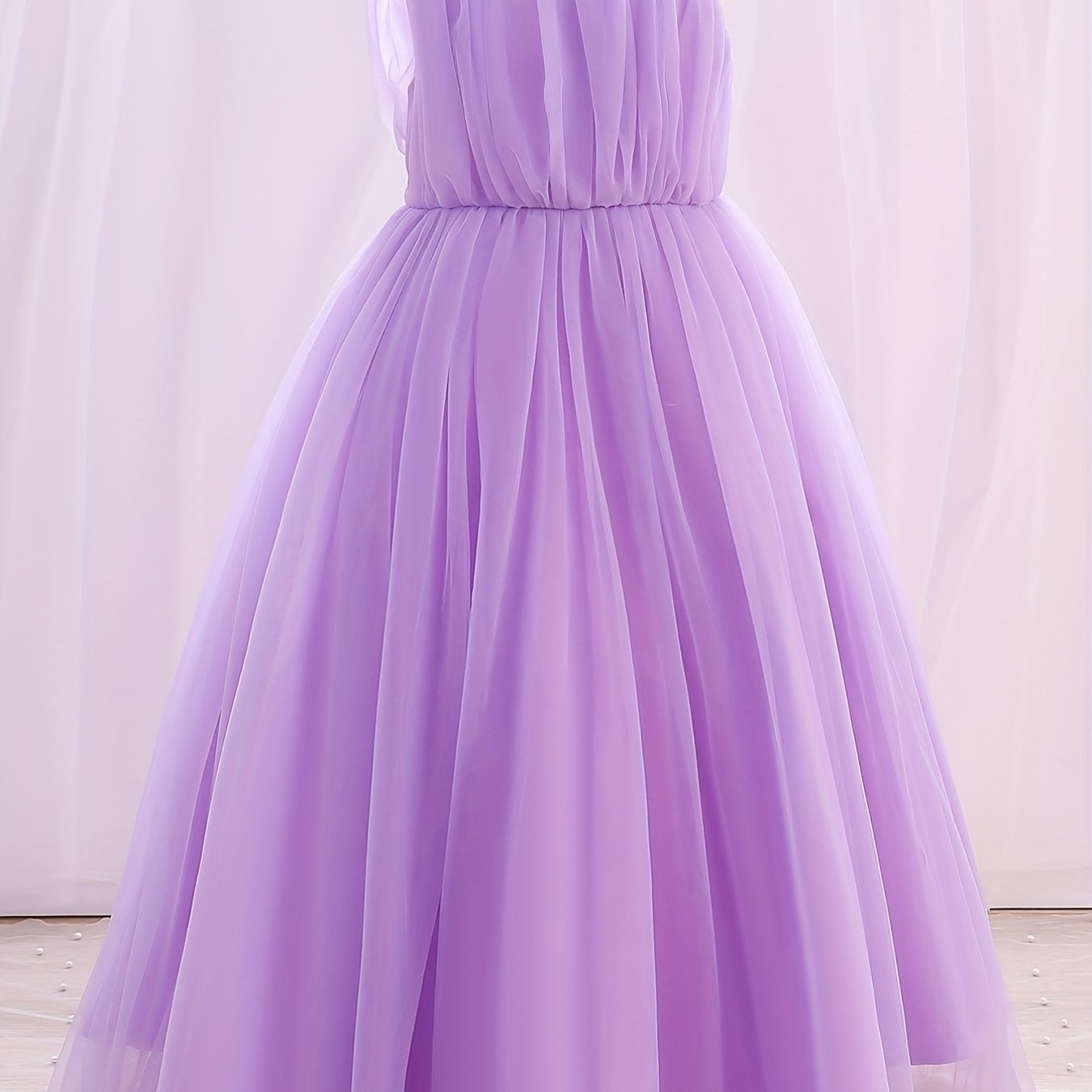 Princess Evening Gown Puffy Tulle Dress Sleeveless