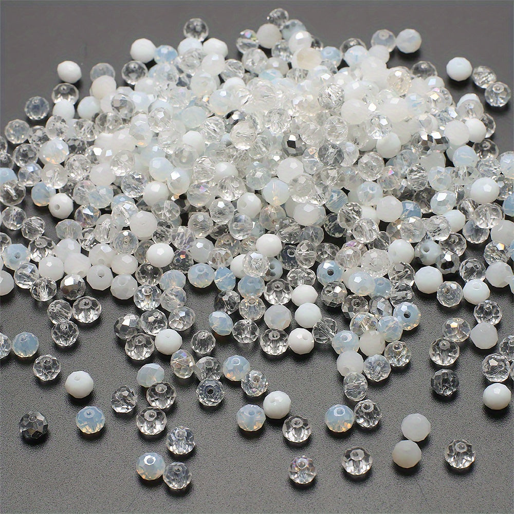 500pcs 2mm Mixed Color Crystal Glass Beads DIY Jewelry Accessories