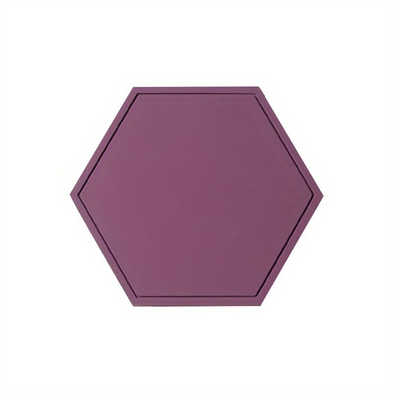 2pcs Heat Resistant Pot Mats Hexagonal Design