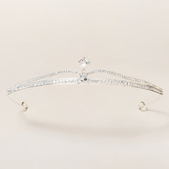 Rhinestone Thin Crown Hairband Wedding Birthday Cosplay Hair Accessories