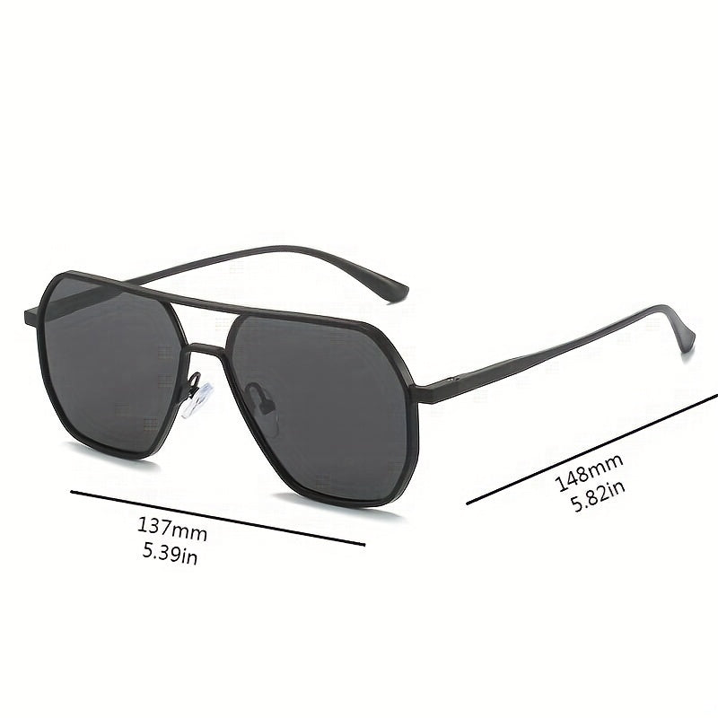 Men's Large Frame Polarized Sunglasses Classic Aluminum Magnesium Sun