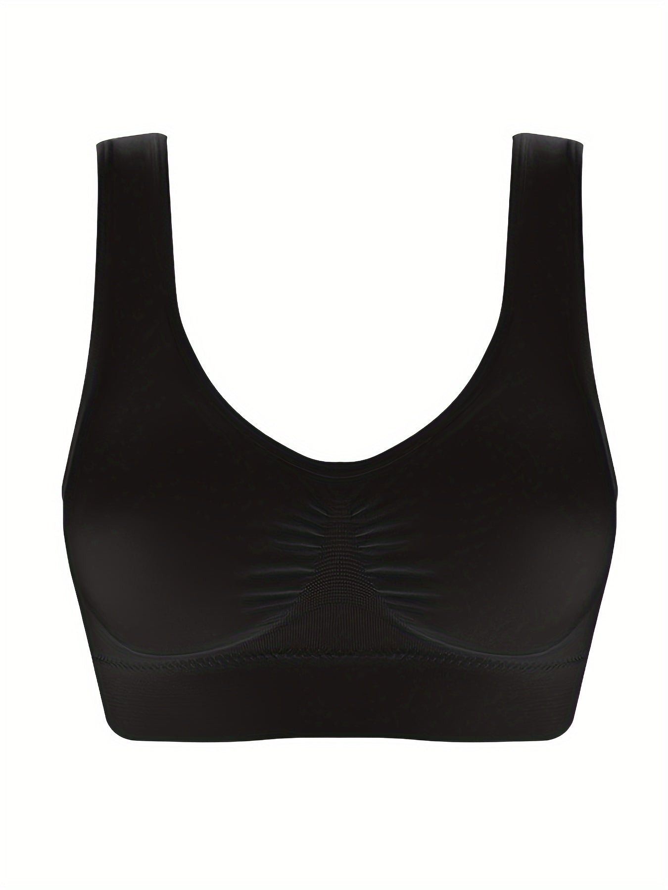 Wireless Sports Bra Comfy & Breathable Push Up Intimates Bra