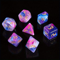 7-Piece Dice Set for Games and Parties