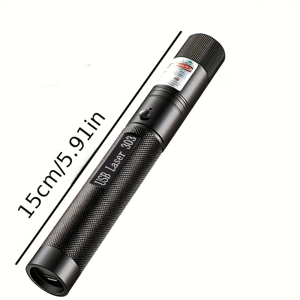 Green Laser Pointer USB High Powerful Red Dot 10000m Batteries Embedded