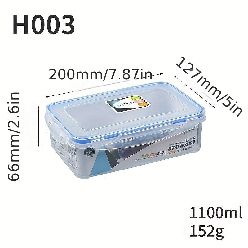 4pcs Refrigerator Storage Boxes Fresh-Keeping Set