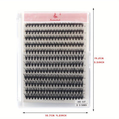 240 Pairs Cluster Lashes D Type 9mm 16mm Mixed Length Eyelashes DIY