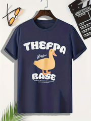Men's Duck Pattern Tee Outdoor Active Stretchable Breathable Comfy T-shirt