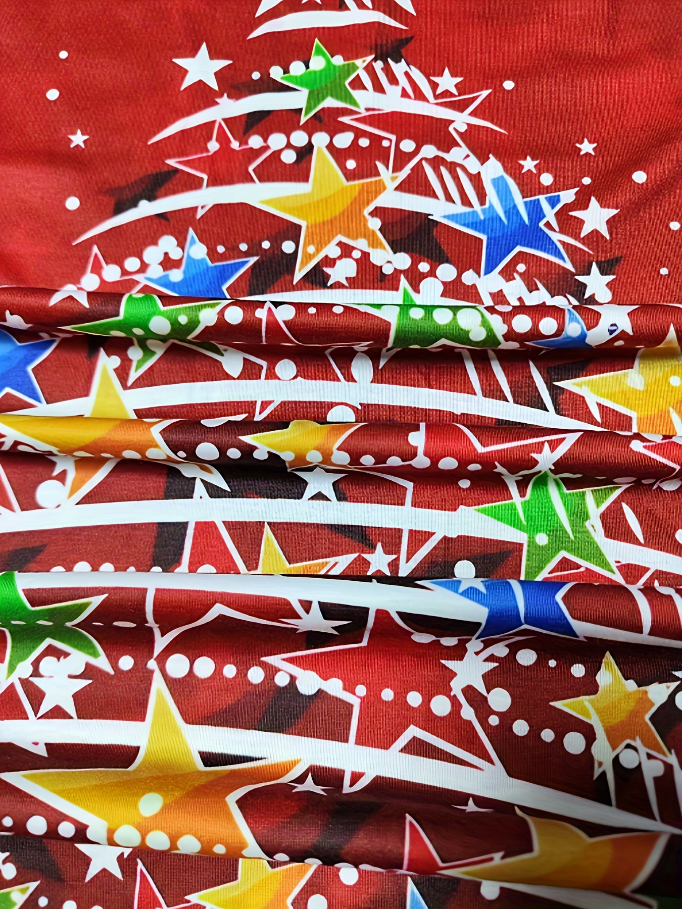 Christmas Cardigan Women's Tree Print Open Front