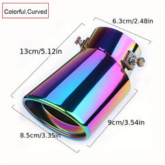 Universal Car Exhaust Tip Stainless Steel Auto Muffler Tail Pipe Car Accessories