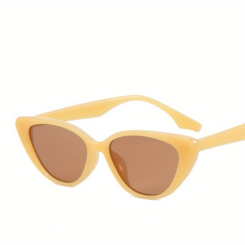 Small Frame Cat Eye Sunglasses Vintage Lightweight Sunshade Eyeglasses