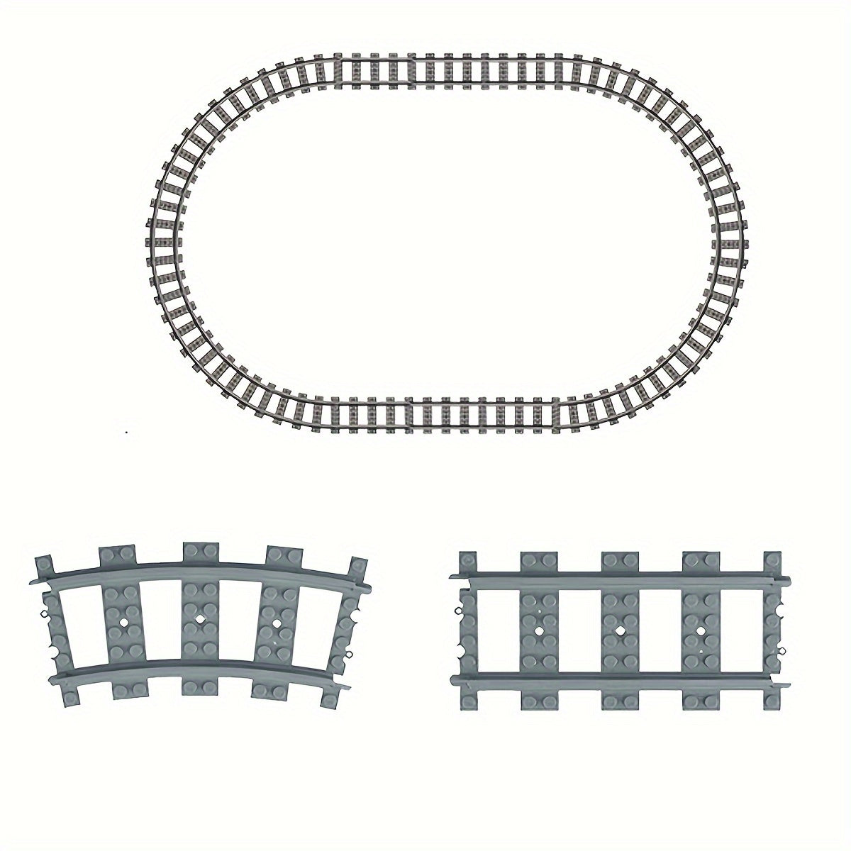 Train Track Assembly Toys Railway Track Accessories