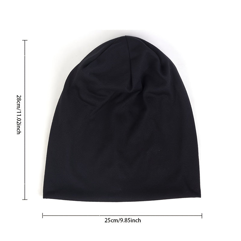 2 Pack Soft Beanie Hat Slouchy Hats Skull Caps Summer Running Beanies