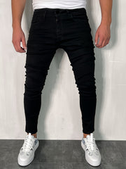Raw Trim Denim Shorts Mens Casual Mid Stretch Denim Shorts