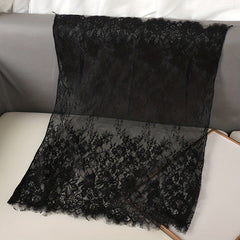 Floral Mantilla Veil Long Mature Head Covering For Bridal