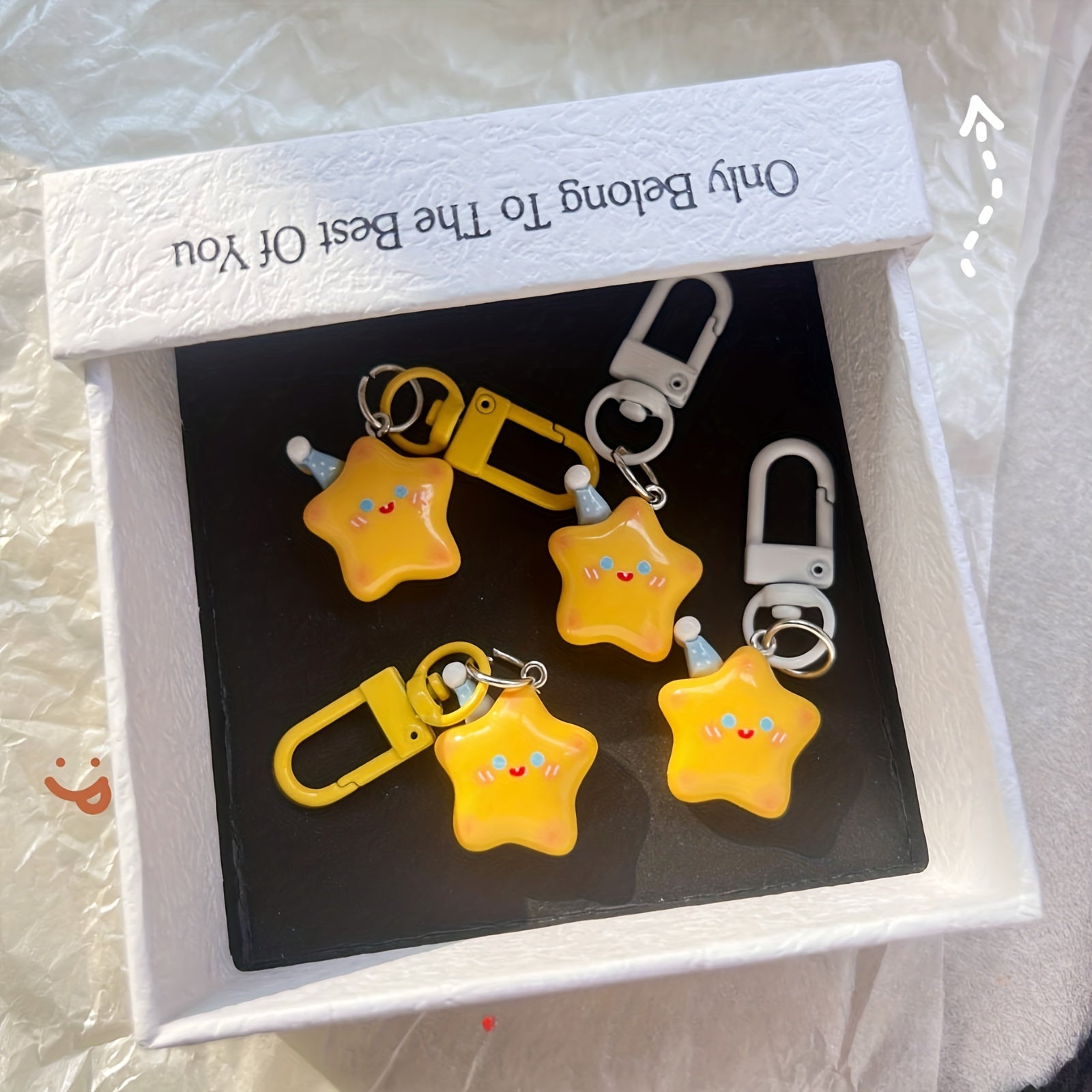 Star Key Chain & Hairpin Girl's Bag Decoration