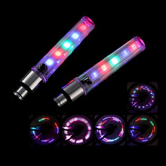 Waterproof Bike Wheel Light, 7 Modes, Night Riding, Mountain and Road Bikes