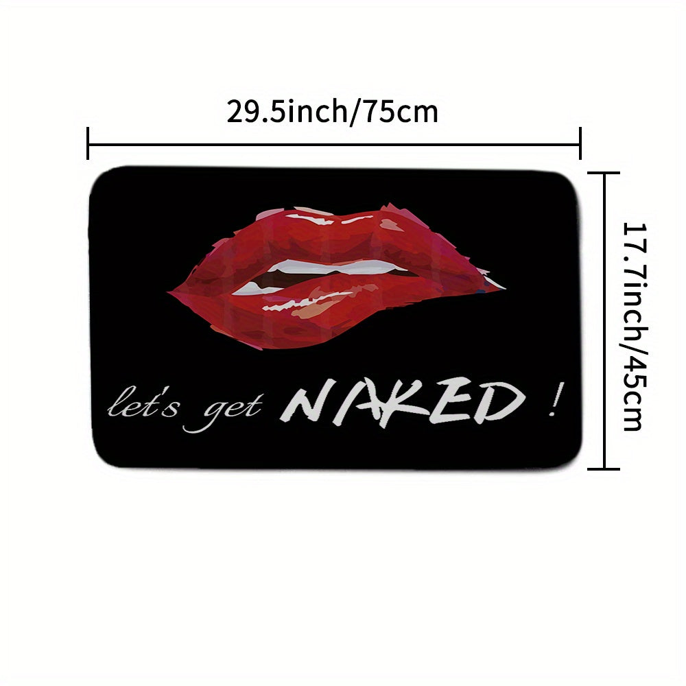 Non Slip Shaggy Bathroom Rug Set