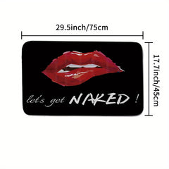 Non Slip Shaggy Bathroom Rug Set