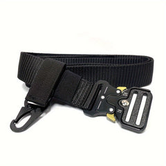 2in1 Military Nylon Belt With Hidden Pocket Metal Quick Release Buckle