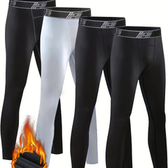 4pcs Youth Thermal Compression Pants Long Sleeve Base Layer Set