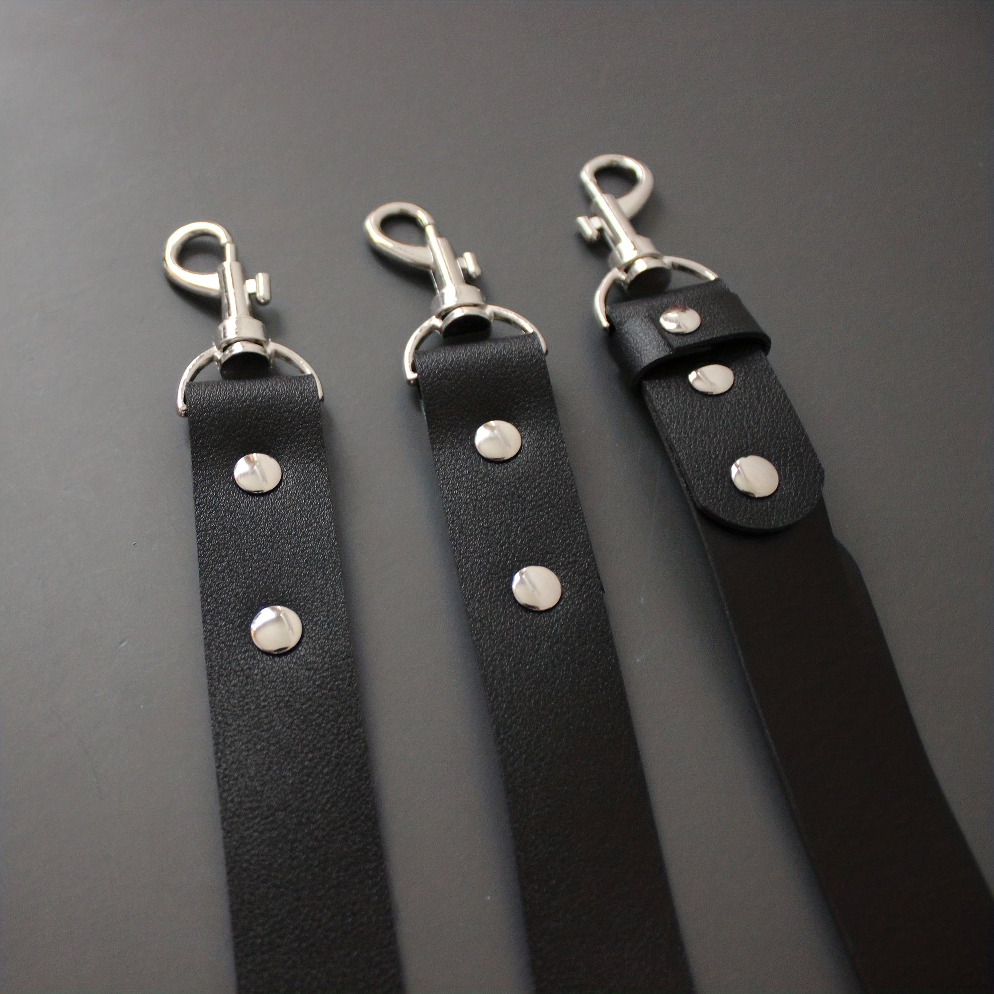Men's PU Leather Harness Rivet O-Ring Belt