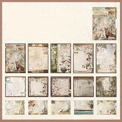 30pcs Vintage Style Nature Plants Flowers Mushroom Stickers Pack