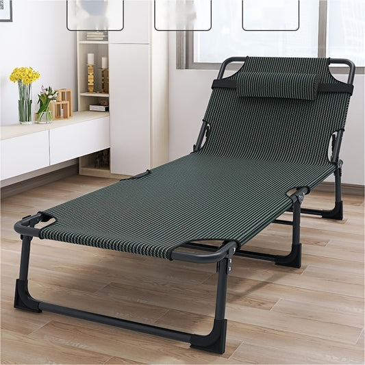Portable Folding Bed for Outdoor Travel Camping Office Lunch Break