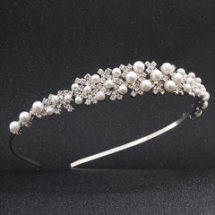 Faux Pearl Rhinestone Hairband Headband Party Favor Decorations