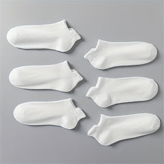 6 Pairs Soft Lightweight Low Cut Ankle Socks Women's Stockings