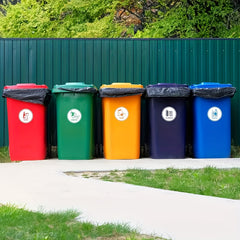5pcs Recycling Stickers Sign 10x16cm Indoor/Outdoor