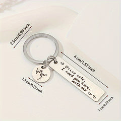 Stainless Steel Keychain Holiday Gift