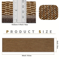 Natural Linen Non Slip Stair Treads for Wooden Steps Indoor