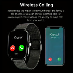 1.83 inch HD Touch Screen Sports Smartwatch - Call Dialing, Step & Calori