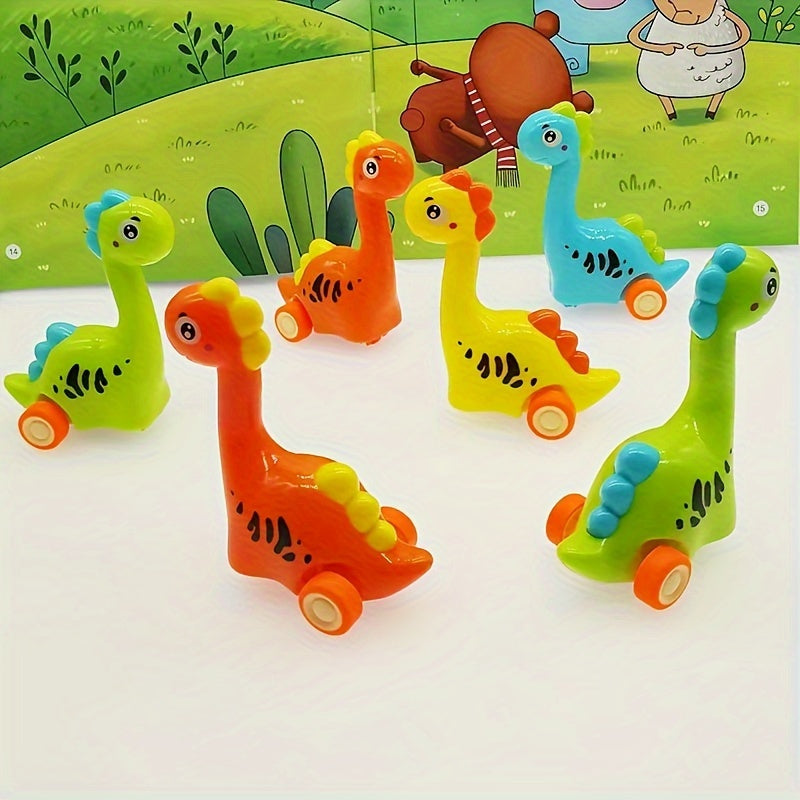 Long Neck Dinosaur Pull back Car Toy for Kids