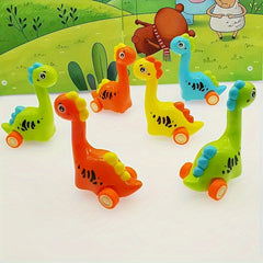 Long Neck Dinosaur Pull back Car Toy for Kids
