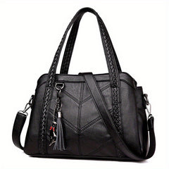 Vintage Crossbody Tote Bag Large Capacity Satchel Women's Handbag