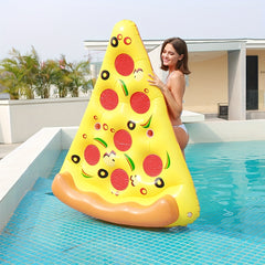 Pizza Slice Inflatable Lounge Chair for Pool Parties and Beach Fun