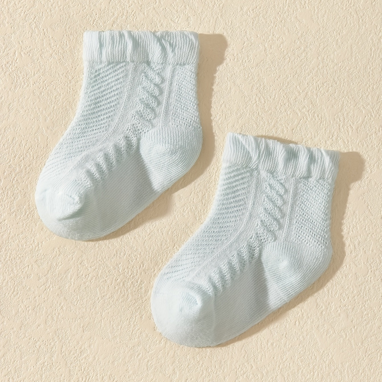 4 Pairs Casual Knit Socks for Baby Girls