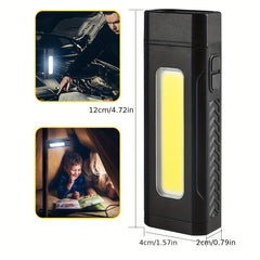 Rechargeable Front Bike Light COB 4 Modes