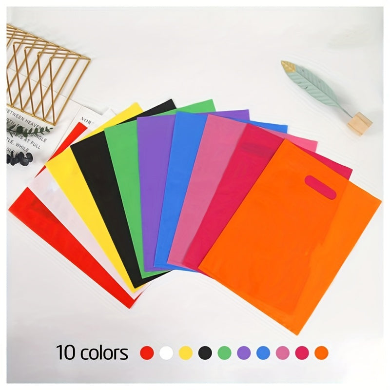 10 Plastic Party Gift Bags Children's Birthday Christmas Halloween Wedding