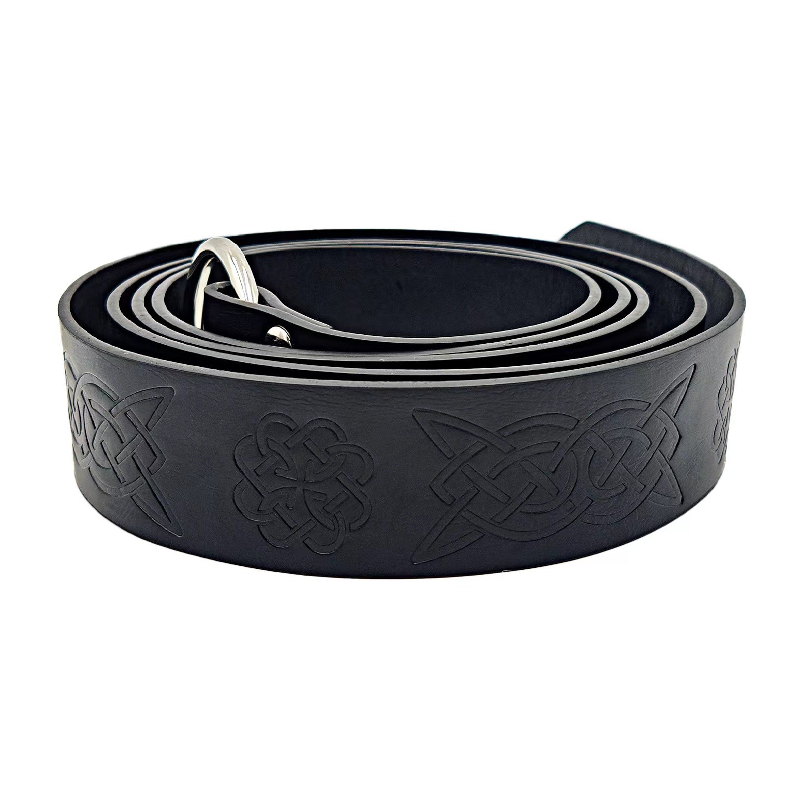 Medieval Celtic Embossed Belt Vintage Knight Ring Belt Stage Props Vintage Wear