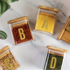 6 Sheets Golden Letter Stickers Large Letters Numbers And Symbols