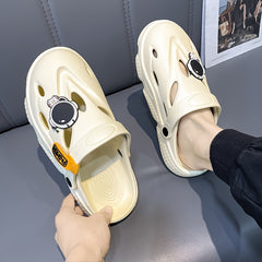 Astronaut Charm Unisex Clogs - Non Slip Casual Slides