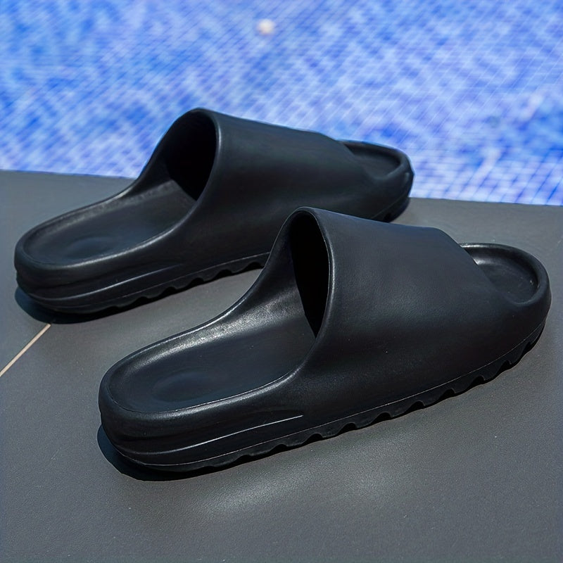 Men's Pillow Slides Casual Non Slip Slippers Open Toe Shoes