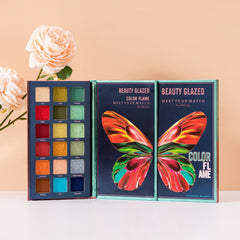 Butterfly 18 Colors Eyeshadow Palette High Pigmented Matte Shimmer