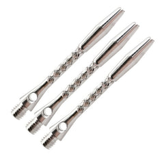 12-Pack Aluminum Dart Shaft w/ Mesh Stripe Lightweight & Durable