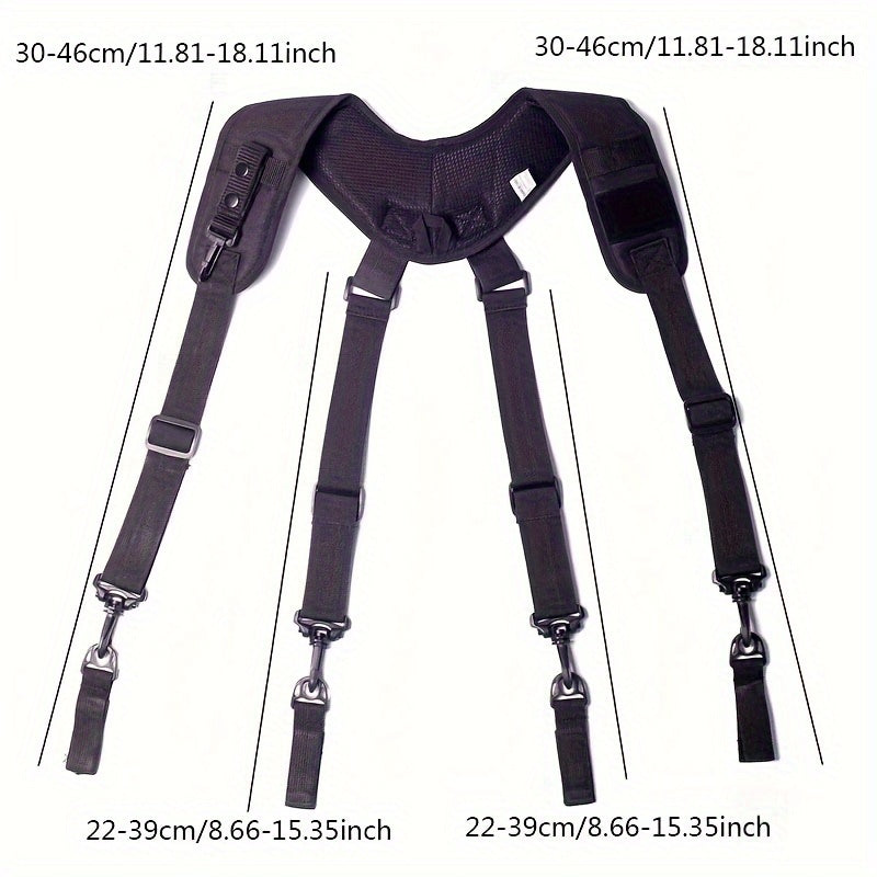 Men's Adjustable Tool Belt X Type Heavy Duty Work Suspenders