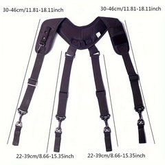 Men's Adjustable Tool Belt X Type Heavy Duty Work Suspenders